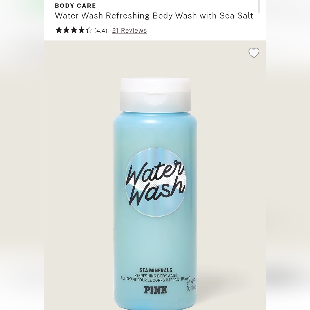 PINK Victoria's Secret Water Wash Refreshing Body Wash NEW!